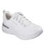 Womens/ladies Sketch-air Dynamight Trainers White Silver Skechers-1
