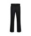 Mens Cotton Blend Suit Trousers Black Hugo-1