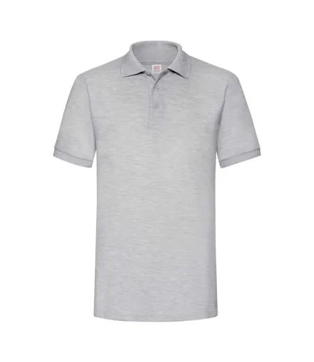 Polo Homme Gris Chiné Fruit Of The Loom
