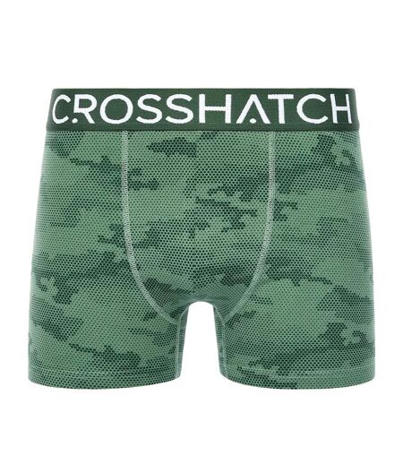 Pack of 3  Mens bresler boxer shorts  green Crosshatch