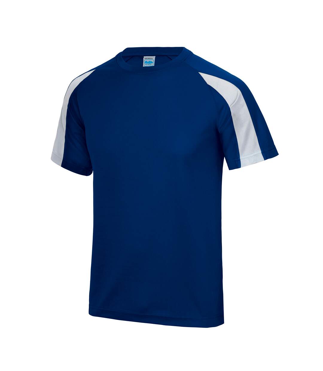 T-shirt sport contraste homme bleu roi/blanc arctique Just Cool