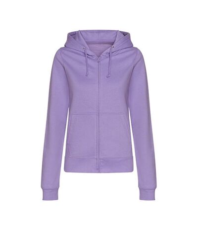 Sweat À Capuche College Femme Lavande Foncé Awdis