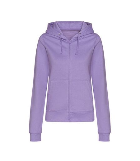 Sweat À Capuche College Femme Lavande Foncé Awdis