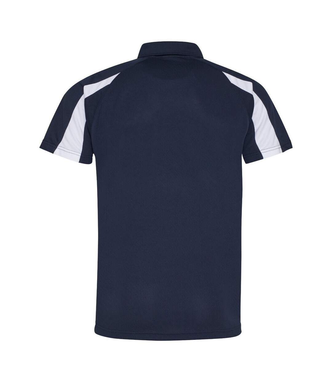 Polo homme bleu marine français / blanc AWDis Cool-2