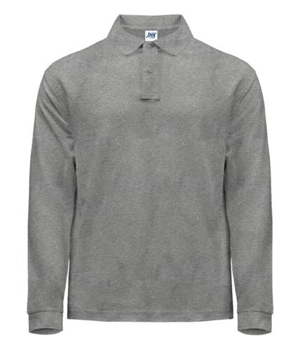 Polo manches longues - Homme - JK215 - blanc