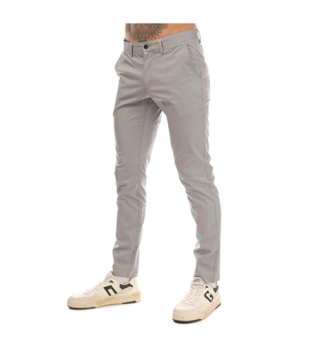 Chino Hallden Homme Gris Gant