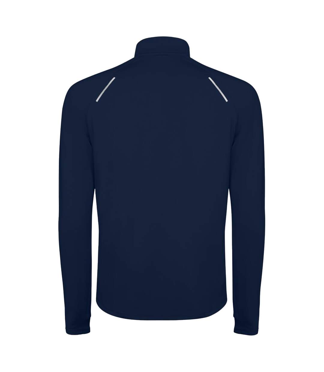 Mens estambul quarter zip long-sleeved sweatshirt navy blue Roly-2