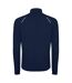 Mens estambul quarter zip long-sleeved sweatshirt navy blue Roly-2