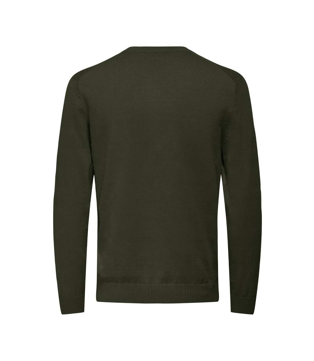 Pull kaki homme only & sons holger-2