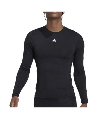 Maillot de compression noir homme adidas tight top - l