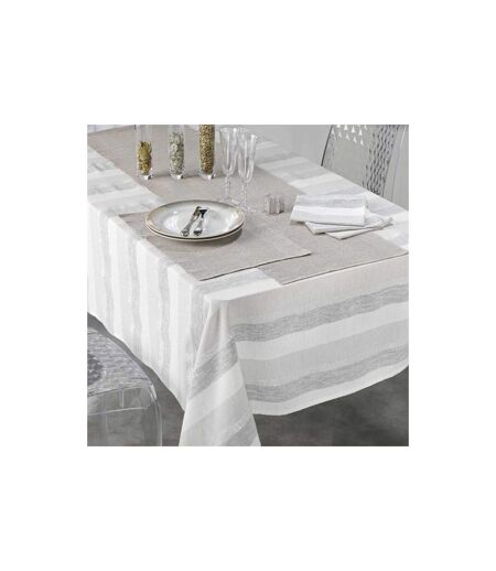 Lot de 3 Serviettes de Table Eldora 40x40cm Naturel