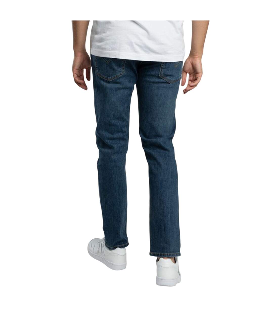 Mens 502 Cotton Blend Slim Jeans Denim Levis-2