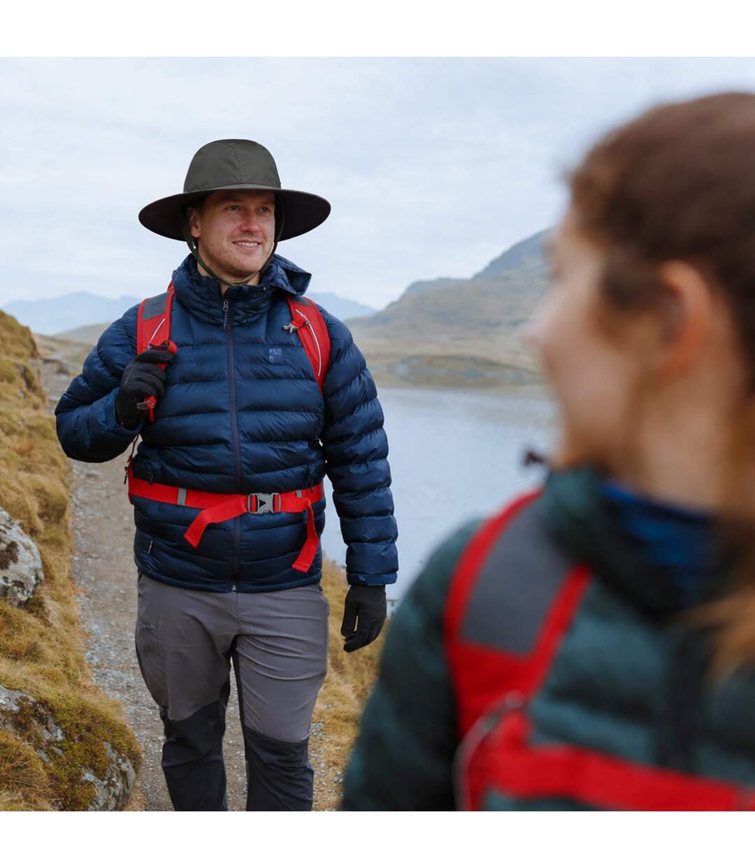 Trekmates - Chapeau de soleil imperméable Crookstone pour hommes et femmes-4