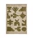 Tapis de Salon Déco Nyero 160x230cm Kaki-1