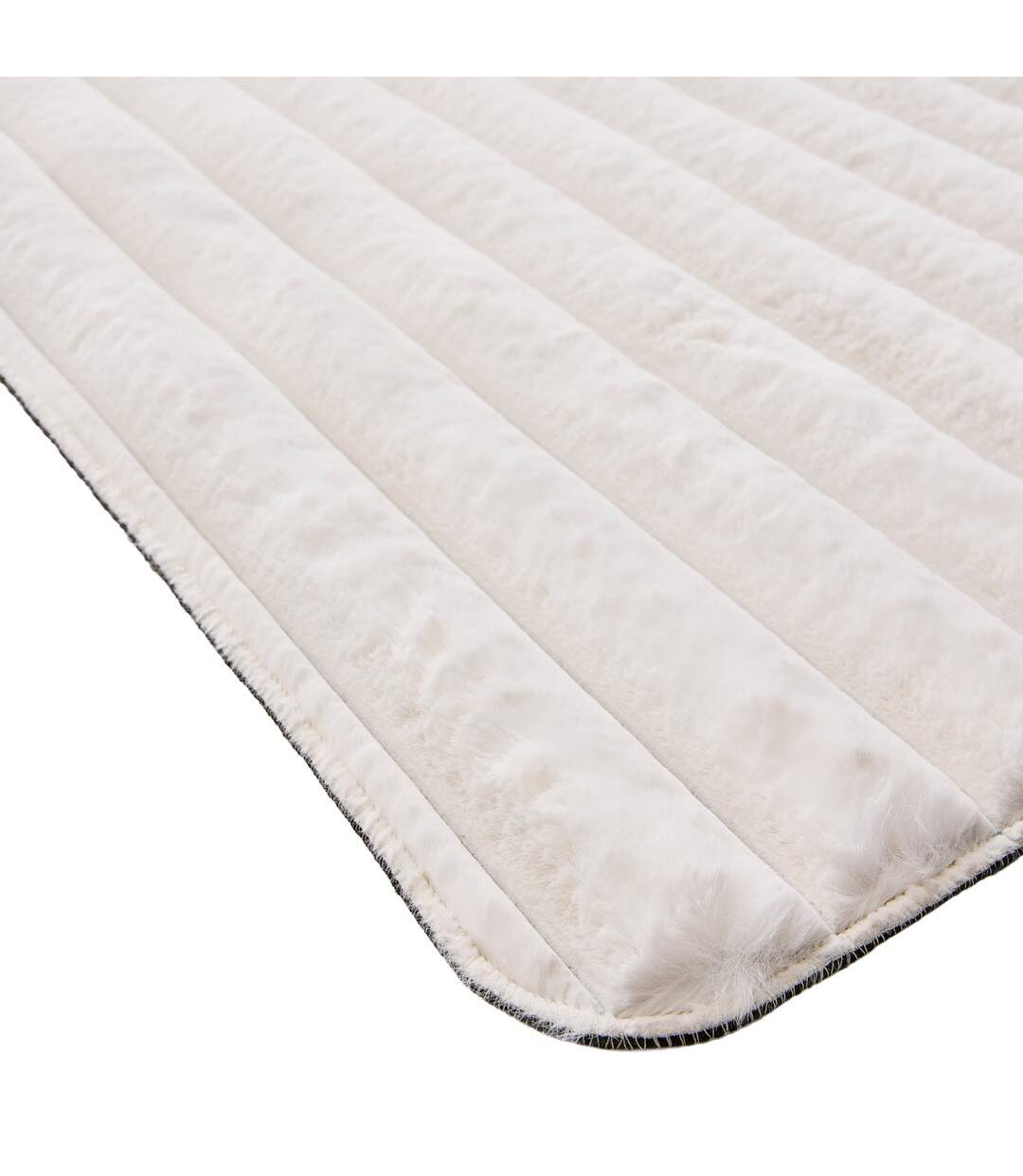 Tapis Imitation Fourrure Boudoir 120x170cm Naturel-2