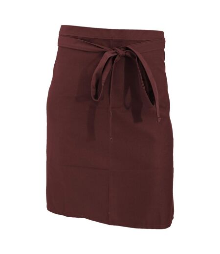 Tablier court de bistro taille unique marron Jassz