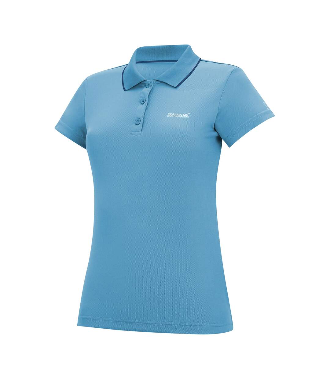 Polo Manches Courtes Maverick Femme Bleu Délavé Regatta-4