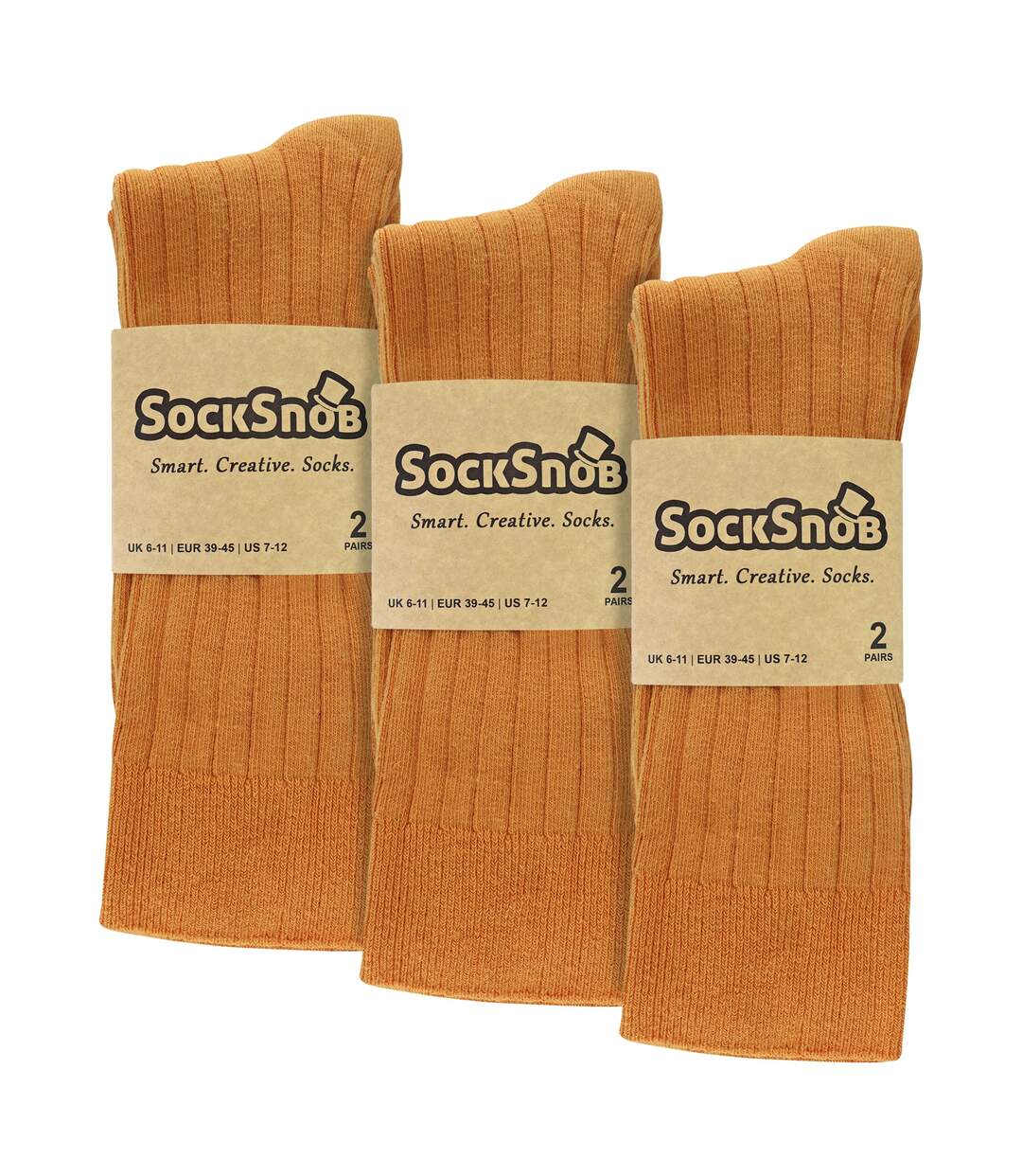 6 Pairs Mens Plain Coloured Cotton Rich Ribbed Dress Socks-2