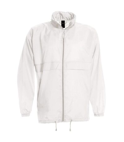B&C Mens Sirocco Soft Shell Jacket (White)