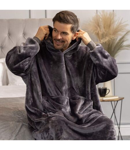 Heat Holders - Couverture à Capuche Long Polaire pour Adulte