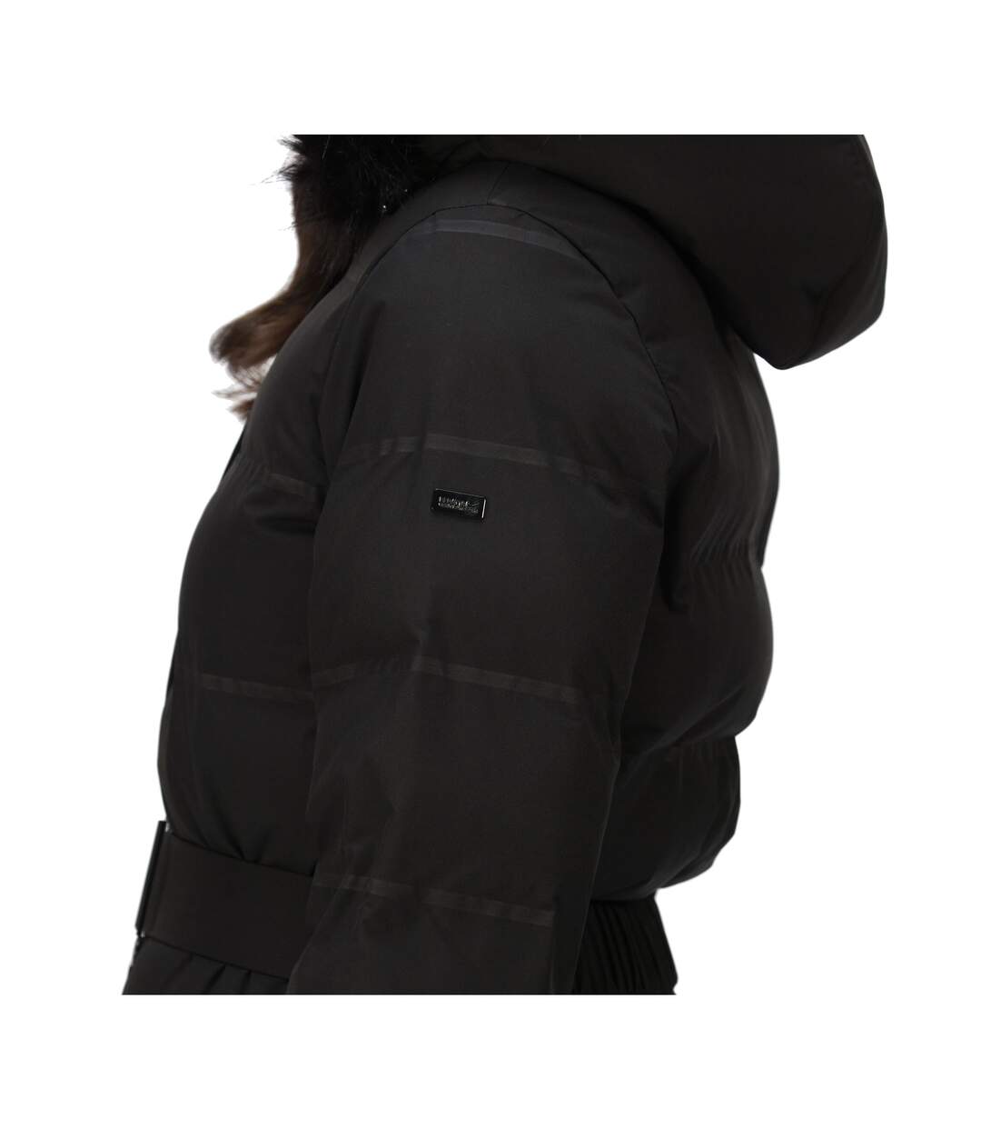 Womens/ladies Daleyza Thermal Parka Black Regatta-4