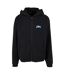Mens Circle Of Bloom Full Zip Hoodie Black Lost Youth-2
