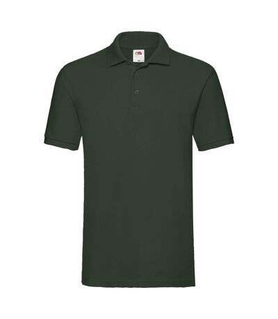 Fruit of the Loom Mens Premium Pique Polo Shirt (Bottle Green) - UTRW9846