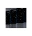 Rideau Voilage Phosphorescent Moonlight 140x280cm Bleu