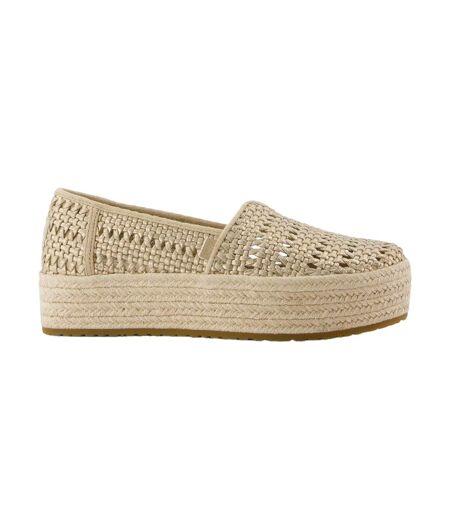 Womens/ladies Valencia Espadrilles Champagne Toms