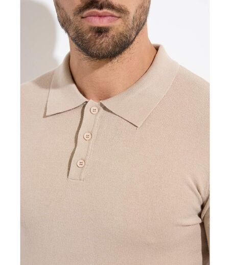 Pull coupe ajusté fine jauge col polo