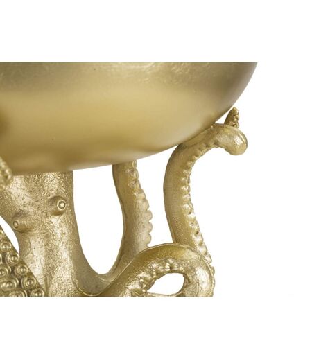 Vide-Poche Statuette Pieuvre 30cm Or