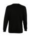 SOLS Mens Supreme Plain Cotton Rich Sweatshirt (Black) - UTPC2415
