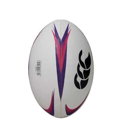 Canterbury - Ballon de rugby MENTRE (Blanc / Violet) (Taille 5) - UTCS1833