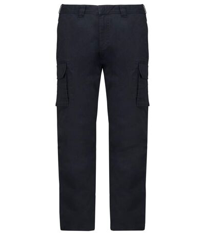 Pantalon multipoches pour homme - K744 - bleu marine