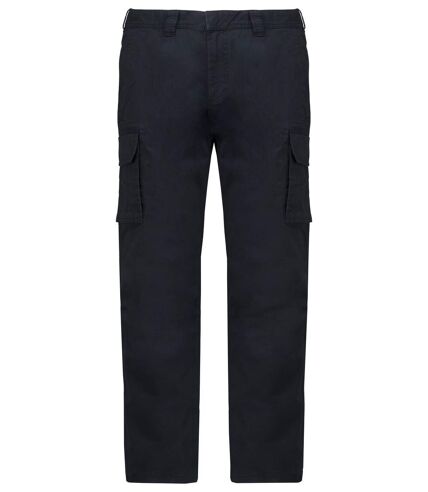 Pantalon multipoches pour homme - K744 - bleu marine