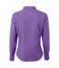Premier Womens/Ladies Poplin Long Sleeve Blouse / Plain Work Shirt (Rich Violet) - UTRW1090