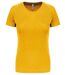 T-shirt sport - Running - Femme - PA439 - jaune