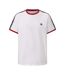 T-shirt Motif/style Cachemire Homme Blanc Rouge Pretty Green-1