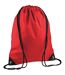 Sac De Gym 11 Litres Taille Unique Rouge Vif Bagbase-1