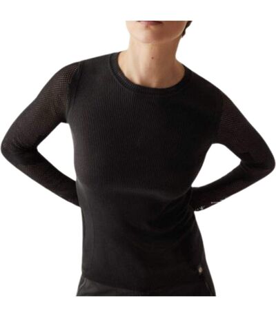 Unisex Adult Kai Crew Neck Long-sleeved T-shirt Black Belstaff