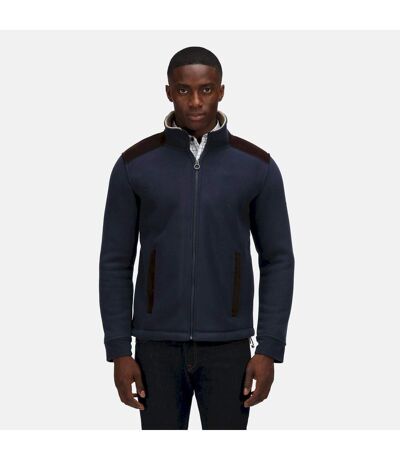 Mens Full Zip Fleece Jacket Navy Regatta Professional