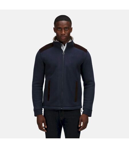 Mens Full Zip Fleece Jacket Navy Regatta Professional