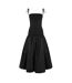 Robe Mi-longue Alexa Femme Noir AmyLynn-2
