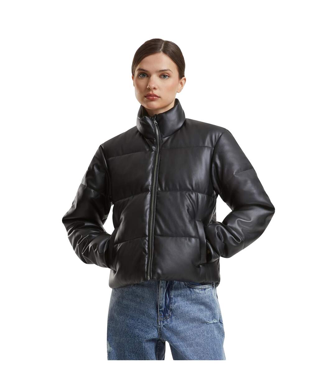 Doudoune Femme Noir Urban Classics-4