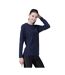 T-shirt Femme Bleu Marine Spiro-1
