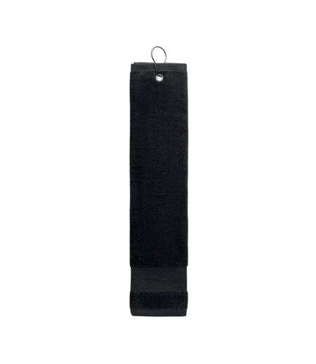 Hitowgo cotton golf towel one size black MidOcean