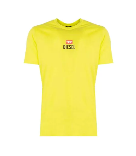 T-shirt Motif/style Logo Adulte Jaune Diesel