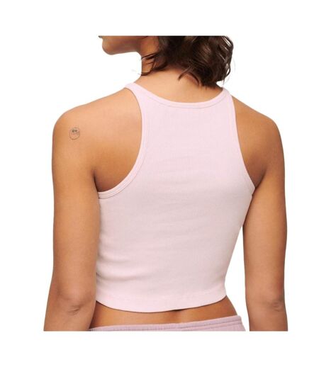 Top rose femme superdry embroidered racer