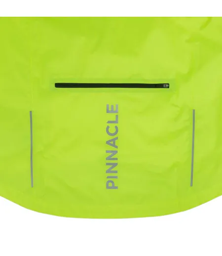Mens Waterproof Cycling Jacket Yellow Pinnacle