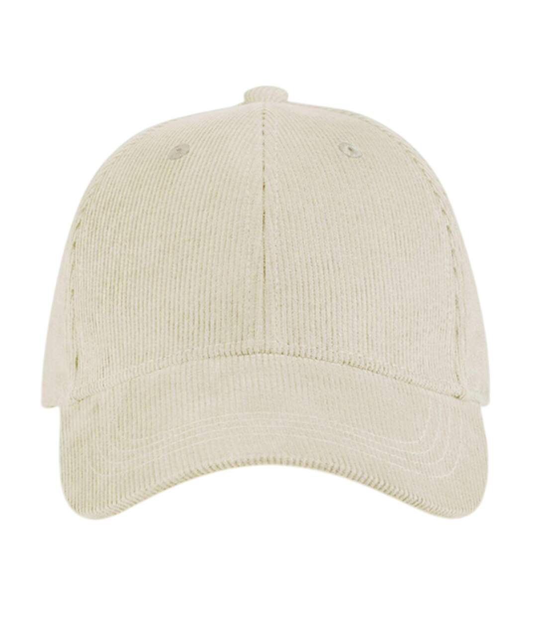Casquette De Baseball Earthaware Adulte Beige Gris Beechfield-3